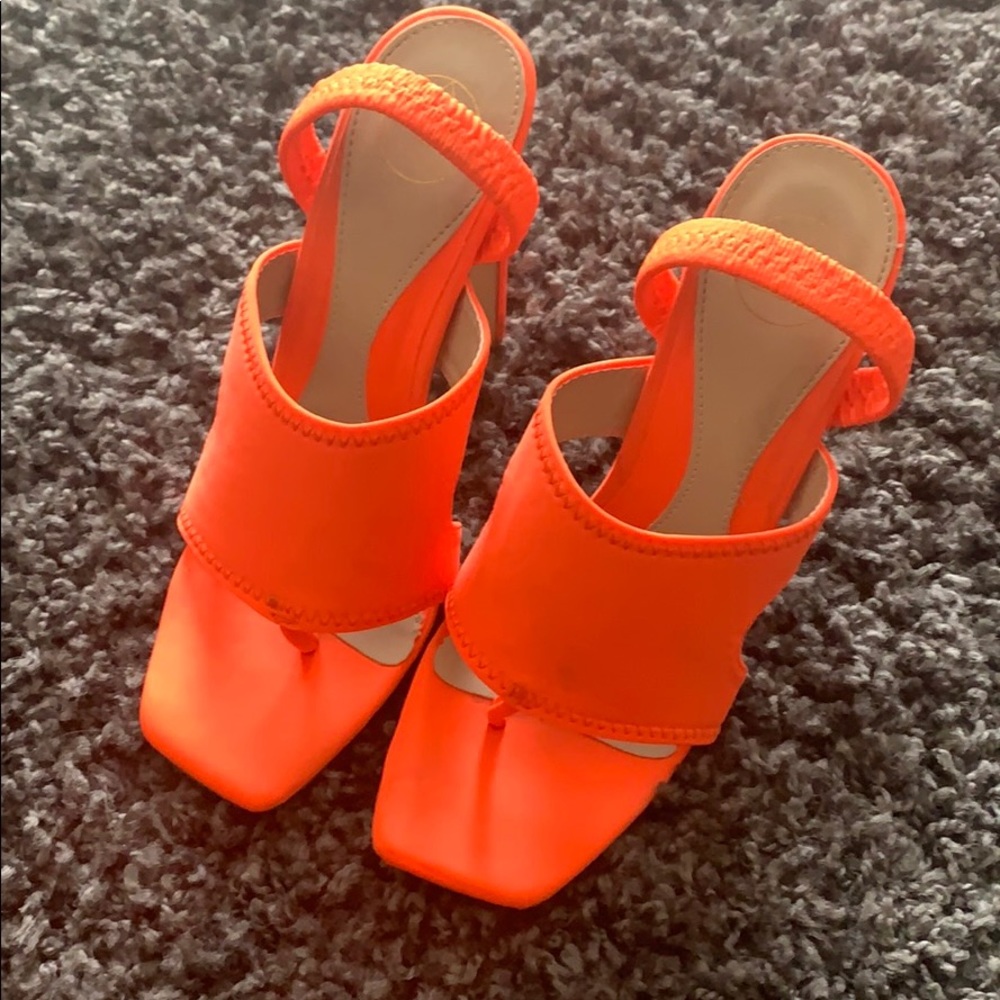 Orange heels